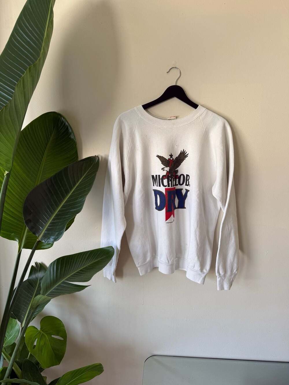 Vintage 1988 Anheuser-Busch Michelob Dry Beer Eagle Logo Crewneck Sweatshirt XL